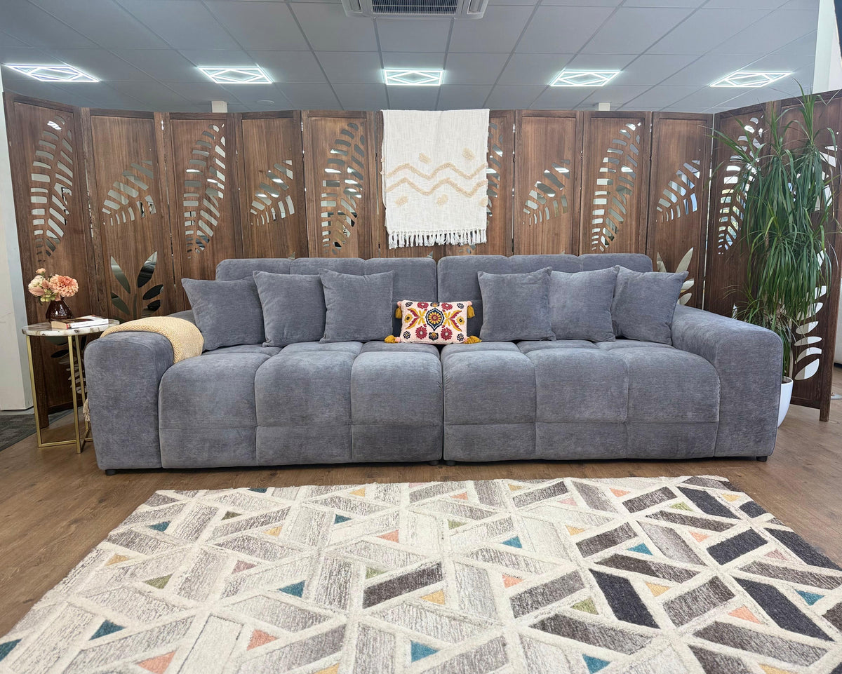 Jacob Sofa Grey 4 Seater