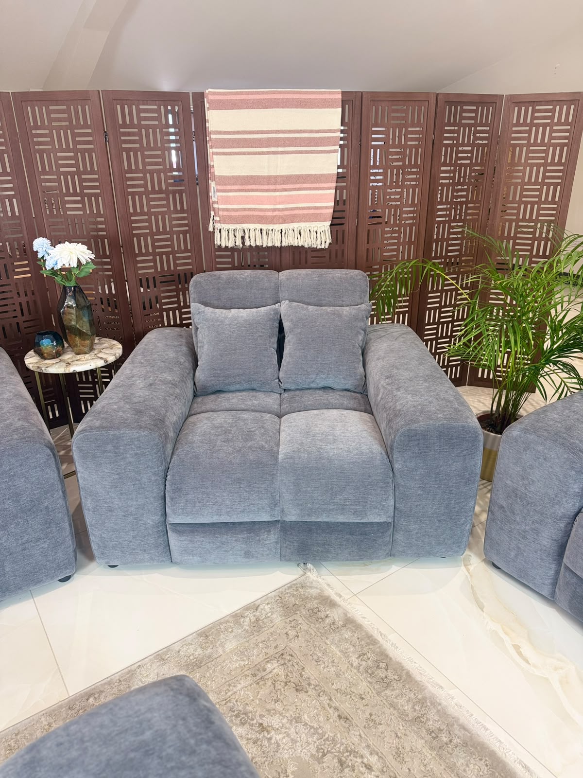 Jacob Sofa Grey Armchair