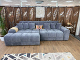 Jacob Sofa Grey Left Hand Facing Corner