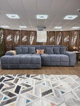 Jacob Sofa Grey Left Hand Facing Corner