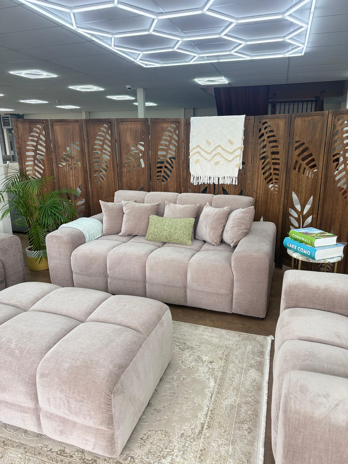 Jacob Sofa Latte 3 Seater