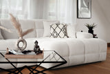 Natural Beige Fabric Right Hand Facing Corner Sofa