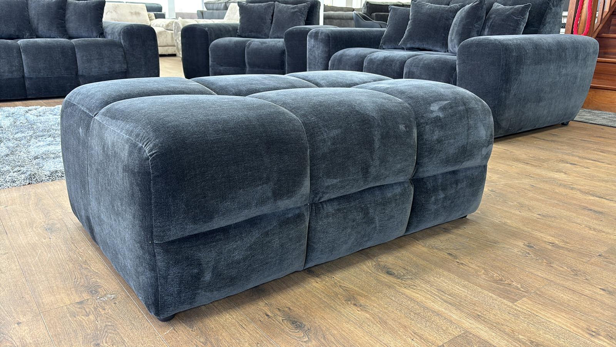 Jacob Sofa Black Footstool - Ready2Go Furniture