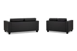 Scottsdale 3 & 2 Seater Sofa Set – Modern Faux Leather Design - Ready2GoFurniture 