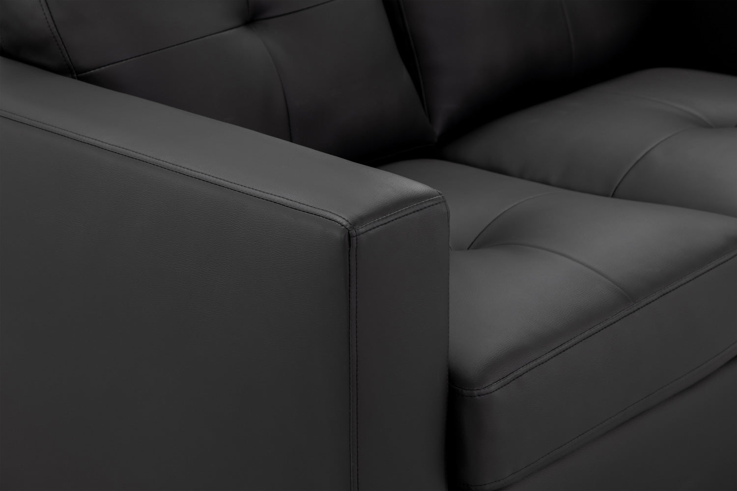 Scottsdale 3 & 2 Seater Sofa Set – Modern Faux Leather Design - Ready2GoFurniture 