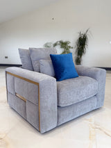 Jupiter Sofa Grey Armchair - Ready2Go Furniture
