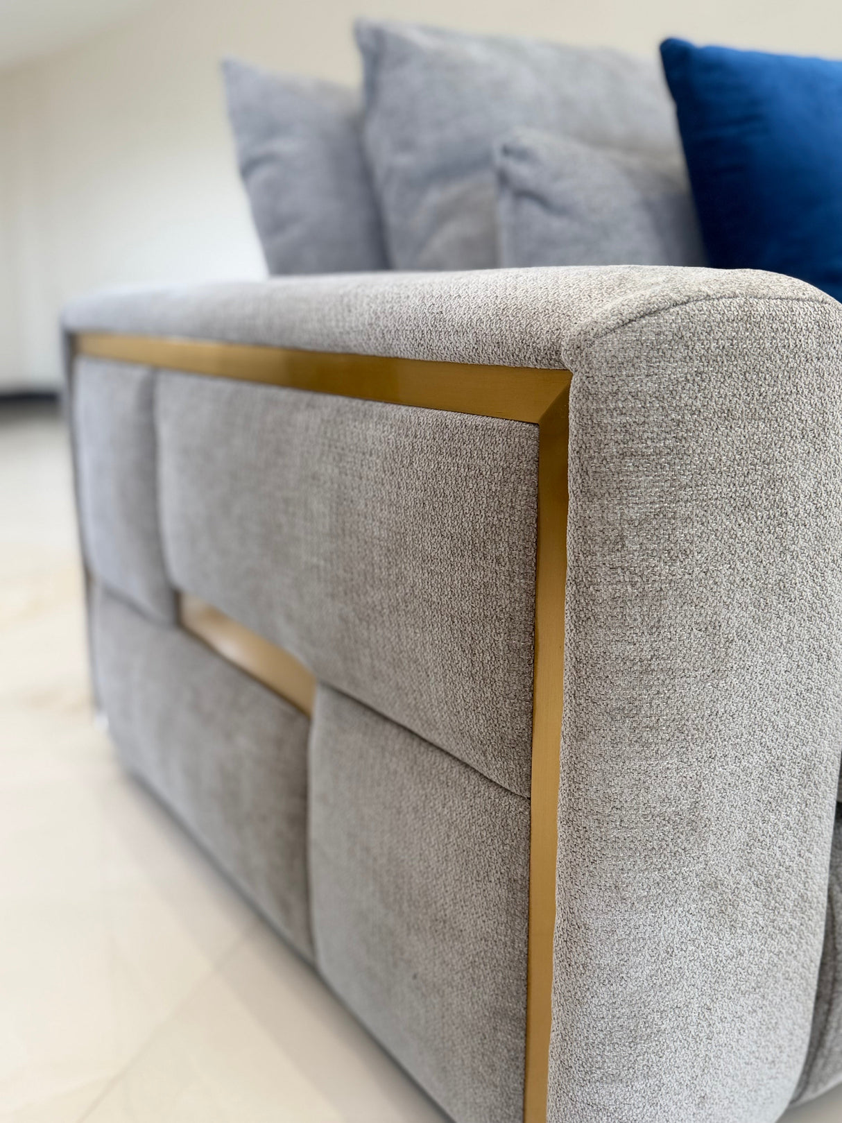 Jupiter Sofa Grey Armchair - Ready2Go Furniture