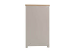 Taupe Wooden 2 Door 1 Drawer Full Length Larder with Baskets