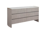 Mondello Dressing Chest 6 Drawer Washed Oak