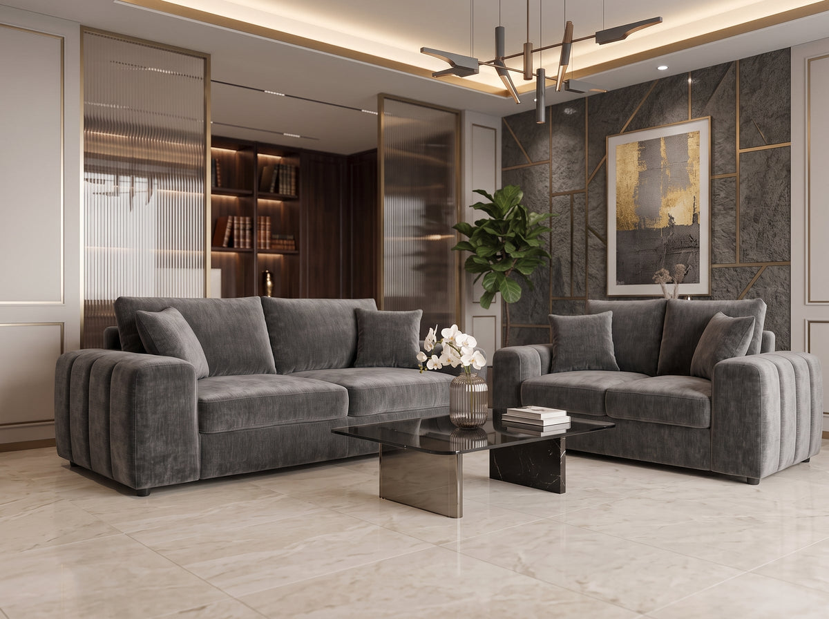 Laguna Sofa Grey 3+2 Set