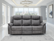 Leon Electric Recliner Sofa Grey 3 Seater - Ready2Go Furniture
