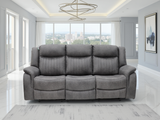 Leon Electric Recliner Sofa Grey 3 Seater - Ready2Go Furniture