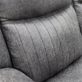 Grey Fabric 3 Seater Electric Recliner Sofa