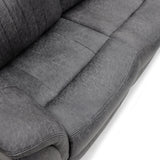 Grey Fabric Electric Recliner Armchair with USB