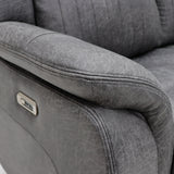 Leon Electric Recliner Sofa Grey 3 Seater - Ready2Go Furniture