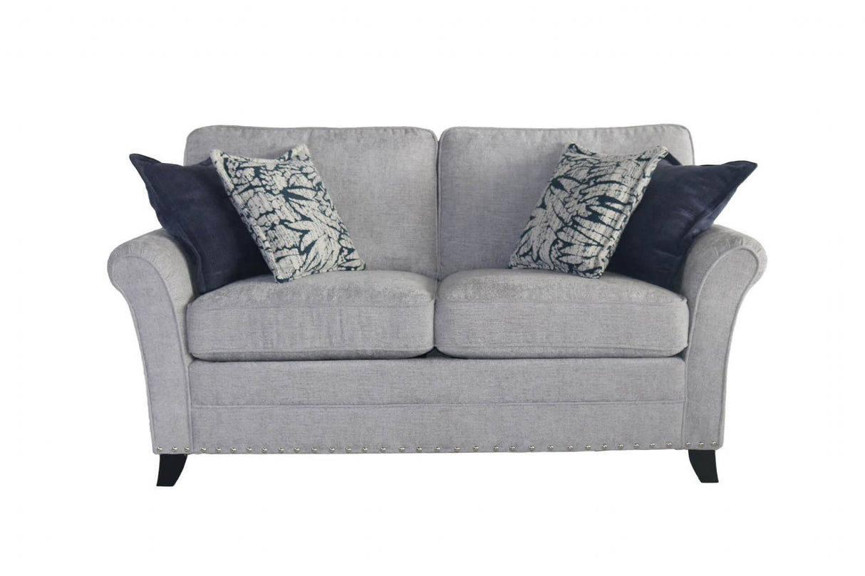 Pippa 2 Seater Fixed Silver (Nett)