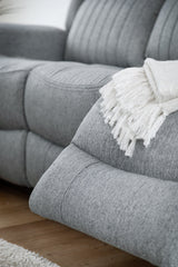 Linden Electric Recliner Sofa Grey 3 Seater - Ready2Go Furniture