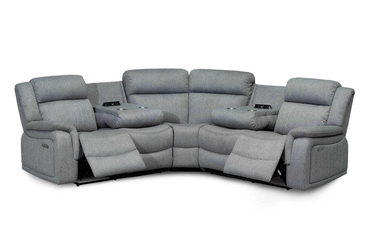 Cannes Recliner Corner Sofa – Spacious & Luxurious Comfort - Ready2GoFurniture 