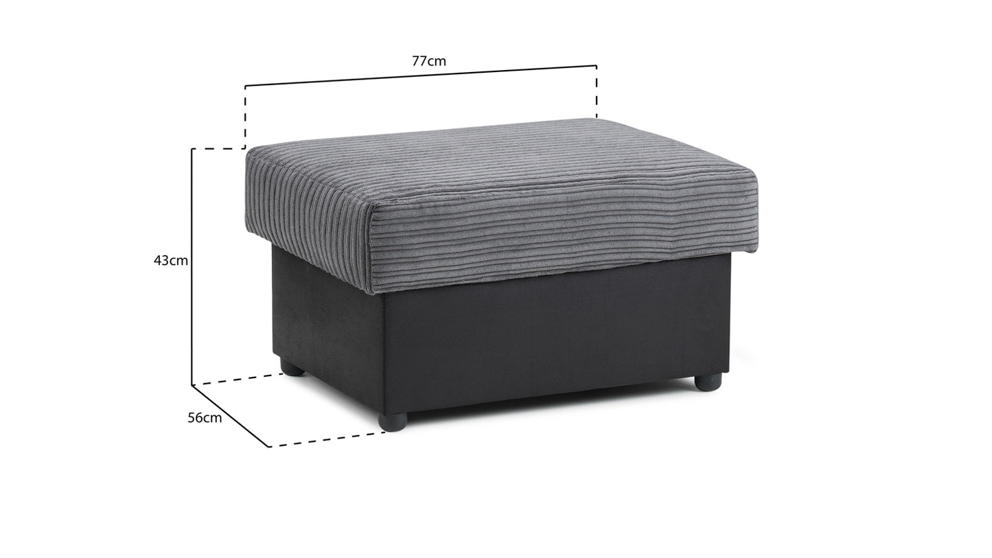 Arles Footstool – Stylish, Comfy & the Perfect Sofa Accessory - Ready2GoFurniture 