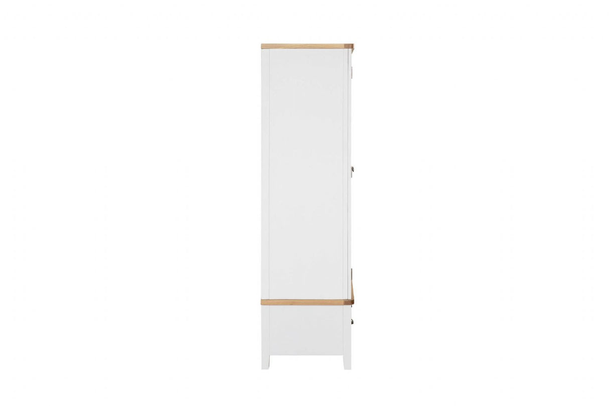 Cashmere Wooden 2 Door 2 Drawer Double Wardrobe Oak Top