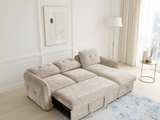 Moscow Sofabed Beige Universal Corner - Ready2Go Furniture