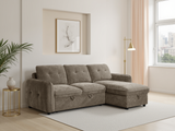 Moscow Sofabed Brown Universal Corner - Ready2Go Furniture