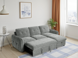 Moscow Sofabed Grey Universal Corner - Ready2Go Furniture