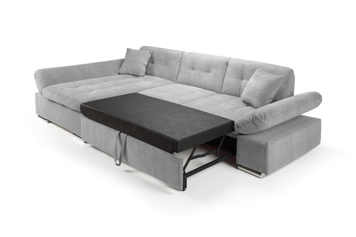 Malvi Left-Hand Corner Sofabed – Stylish, Comfy & Practical - Ready2GoFurniture 