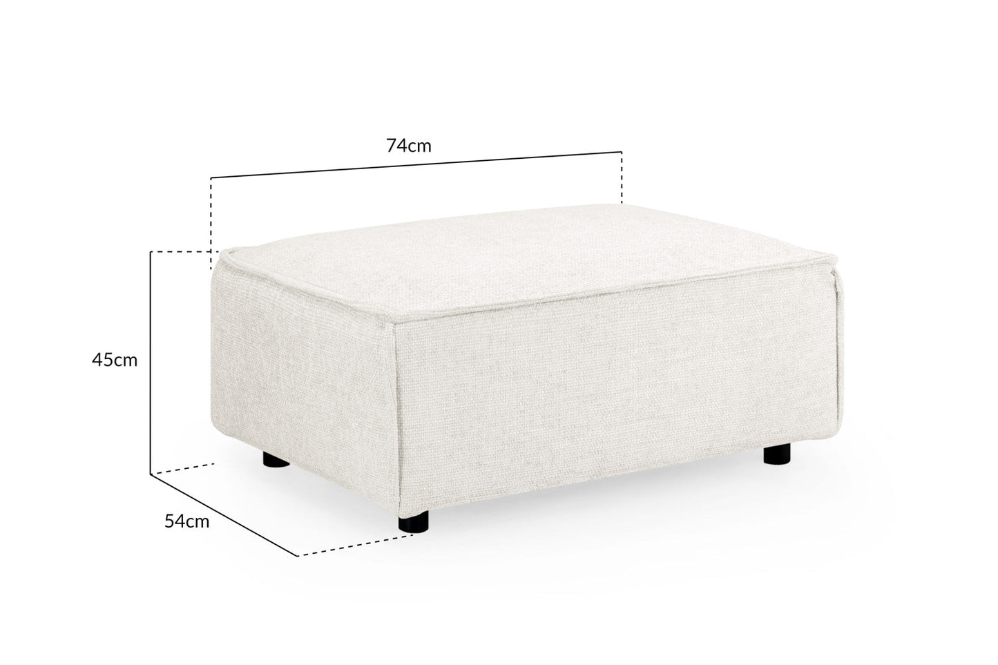 Zaragoza Footstool – Stylish, Comfy & Versatile - Ready2GoFurniture 