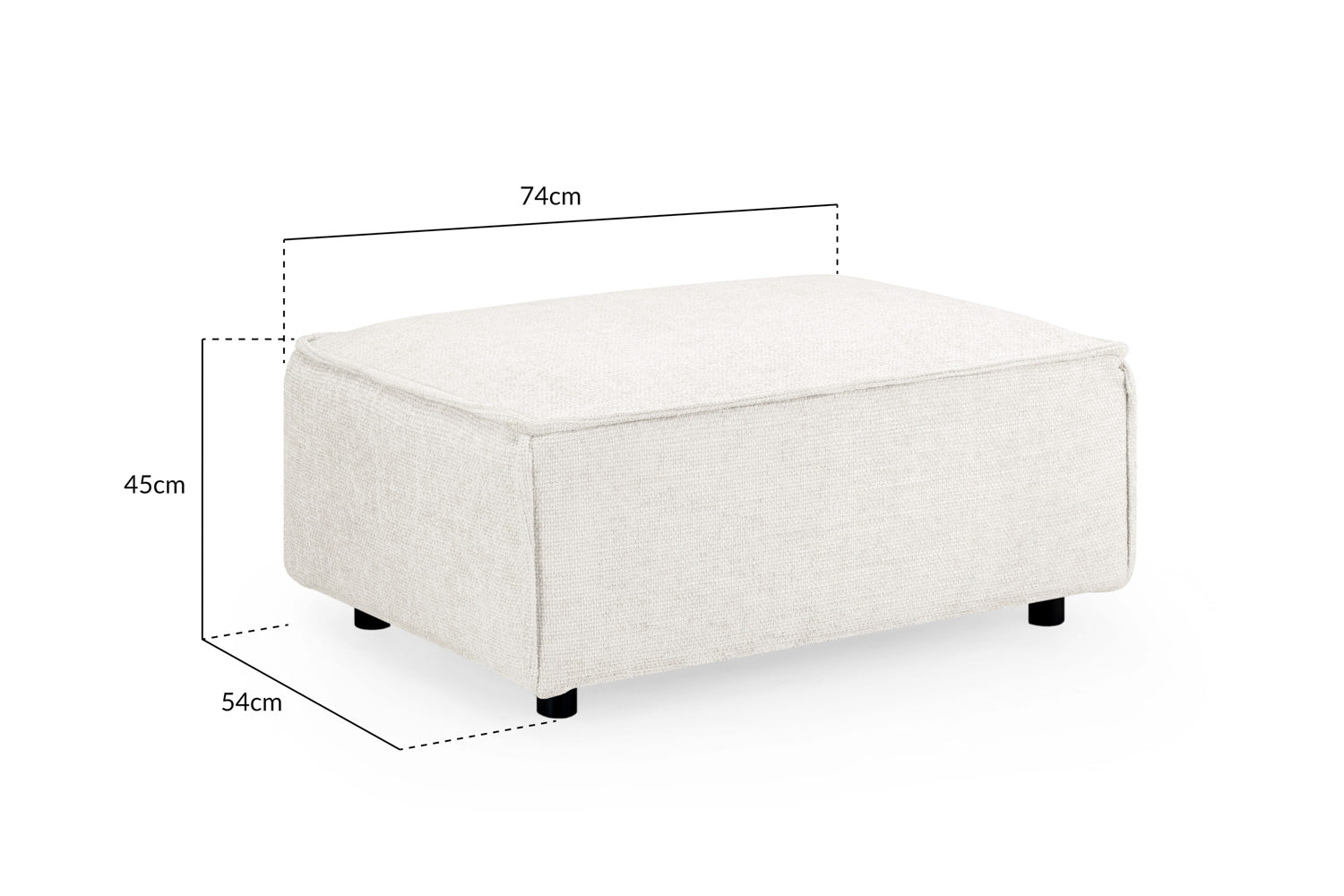 Zaragoza Footstool – Stylish, Comfy & Versatile - Ready2GoFurniture 