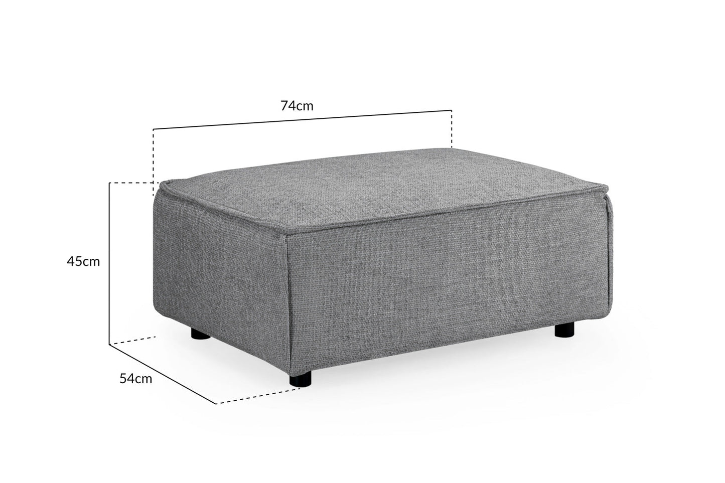 Zaragoza Footstool – Stylish, Comfy & Versatile - Ready2GoFurniture 