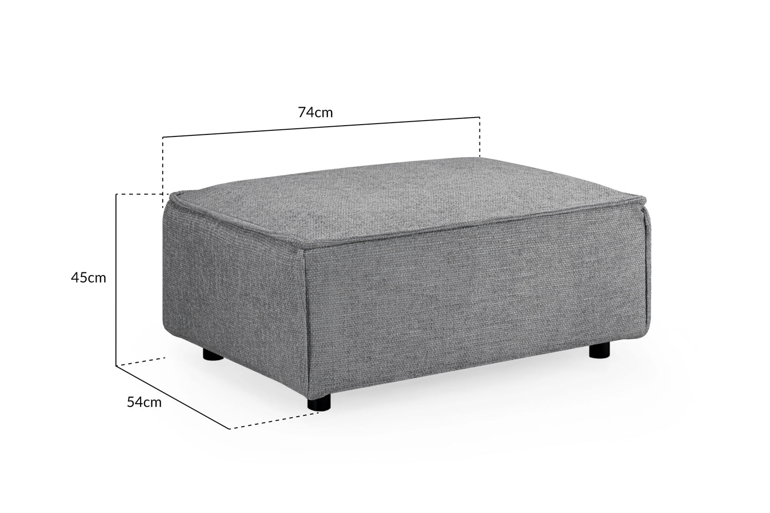 Zaragoza Footstool – Stylish, Comfy & Versatile - Ready2GoFurniture 