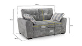 Evora 2 Seater Sofa – Cosy, Stylish & Durable - Ready2GoFurniture 