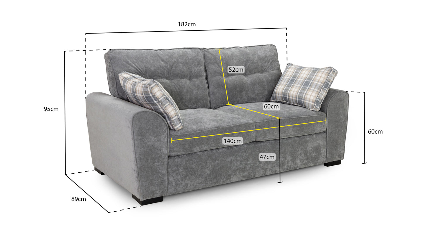 Evora 3 Seater Sofa – Spacious, Stylish & Comfortable - Ready2GoFurniture 