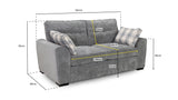 Evora 3 Seater Sofa – Spacious, Stylish & Comfortable - Ready2GoFurniture 