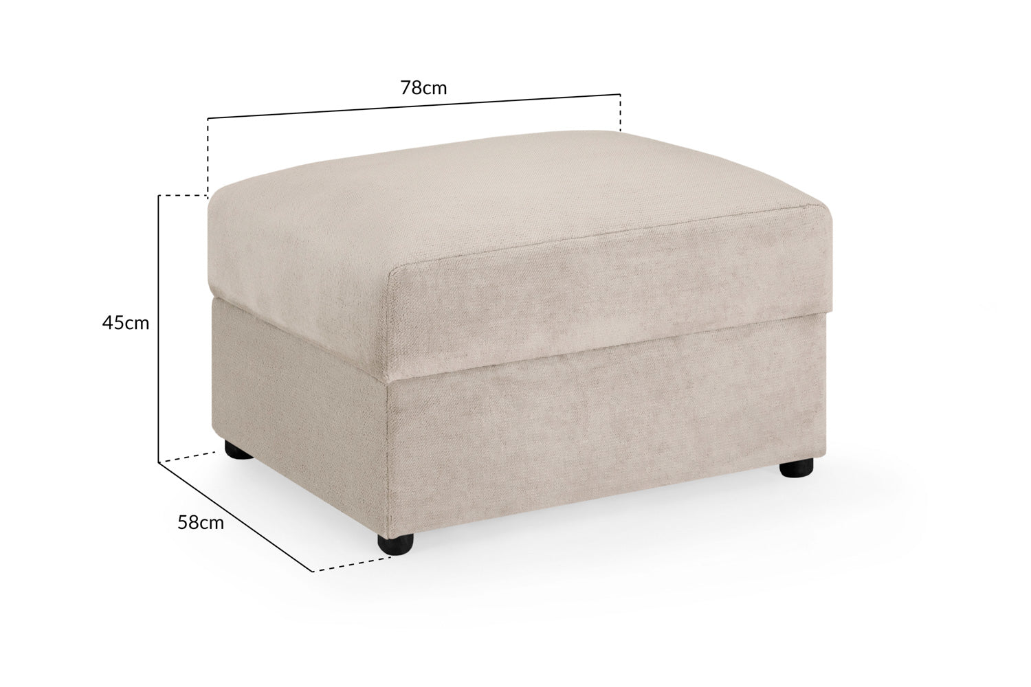 Ghent Footstool Sofa – Stylish, Cosy & Versatile - Ready2GoFurniture 