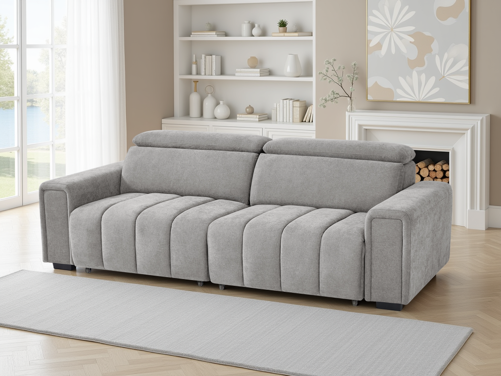 Molly Electric Sofabed Grey 3 Seater - Ready2Go Furniture