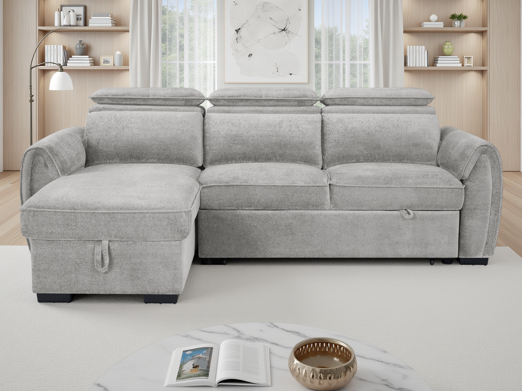 Montrose Sofabed Grey Universal Corner - Ready2Go Furniture