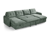 Moscow Sofabed Green U Shape Corner