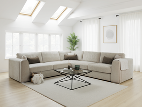 Naples Sofa Beige Large Corner - Ready2Go Furniture