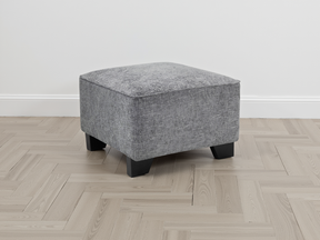 Nebraska Sofa Slate Footstool - Ready2Go Furniture