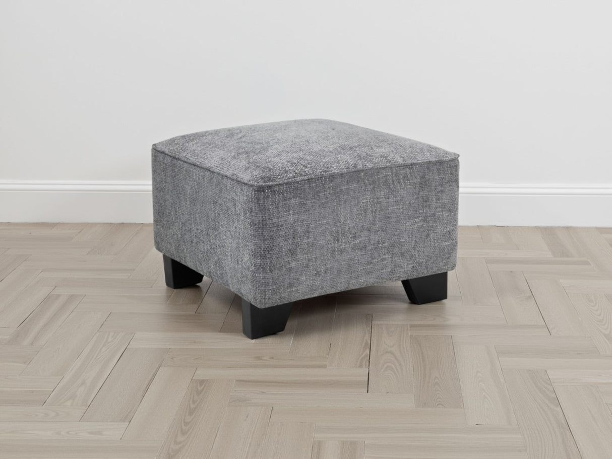 Nebraska Sofa Slate Footstool