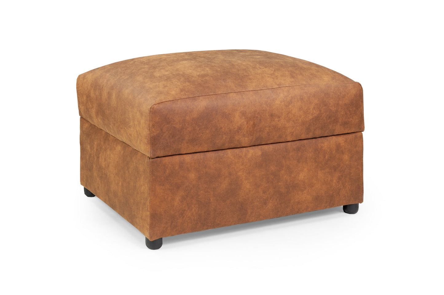 Mombasa Footstool – Stylish & Comfy Faux Leather Accessory - Ready2GoFurniture 