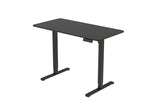 Black Metal Framed Large Single Motor Height Adjustable Desk
