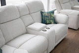Owen Electric Recliner Sofa Beige Large Corner - Ready2Go Furniture
