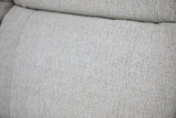 Beige Fabric Large Electric Power Recliner Corner Sofa