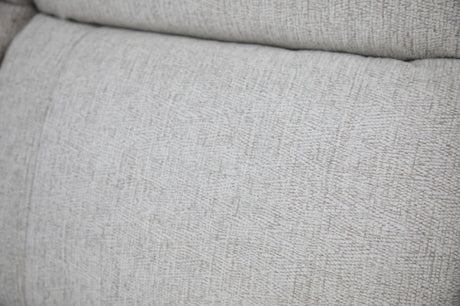 Beige Fabric Large Electric Power Recliner Corner Sofa
