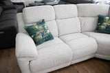 Owen Electric Recliner Sofa Beige Large Corner - Ready2Go Furniture