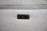 Beige Fabric Large Electric Power Recliner Corner Sofa