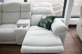 Owen Electric Recliner Sofa Beige Large Corner - Ready2Go Furniture